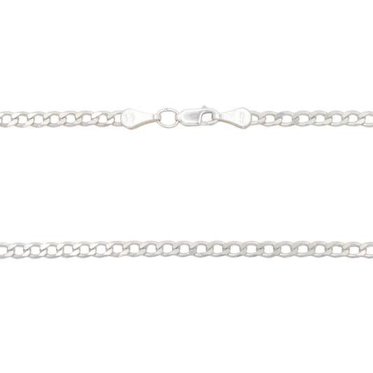 BARBADA 60CM 4MM PLATA .925