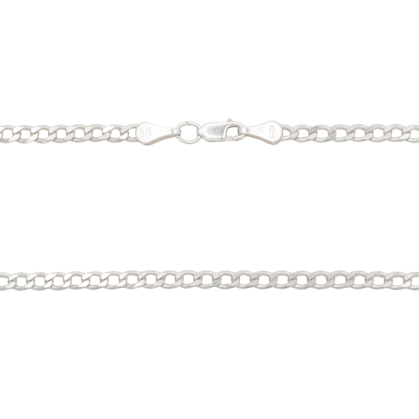 BARBADA 60CM 4MM PLATA .925