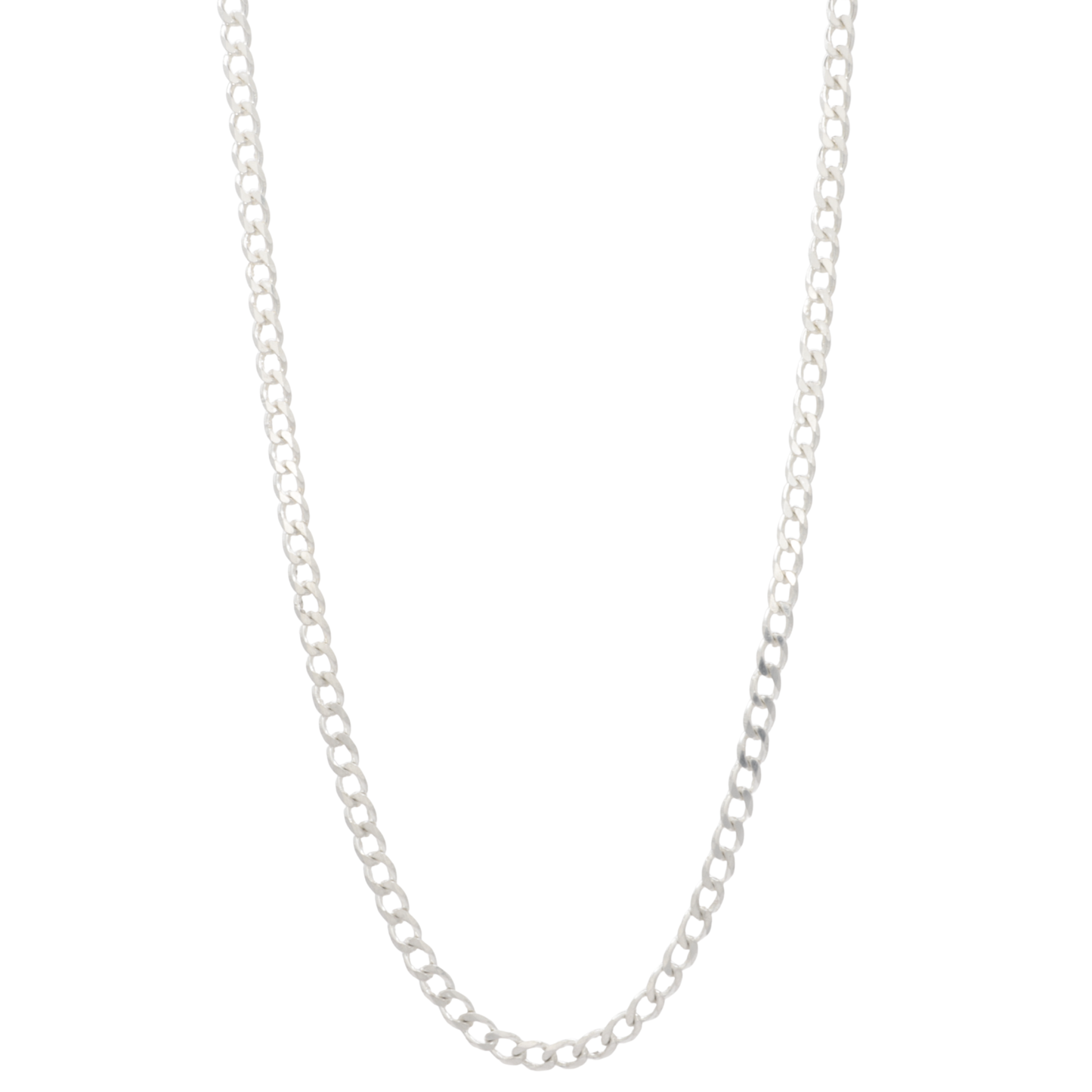 BARBADA 60CM 4MM PLATA .925