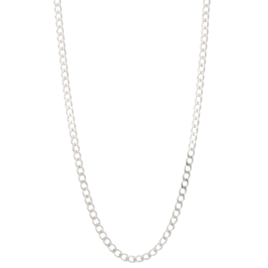 BARBADA 60CM 4MM PLATA .925