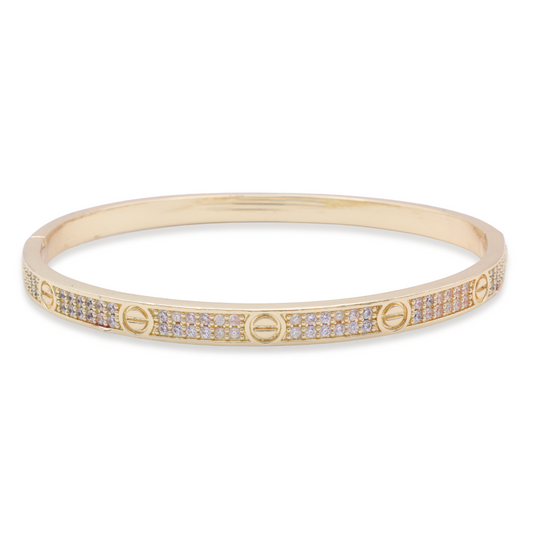 BRAZALETE CARTIER DORADO 19CM 4MM
