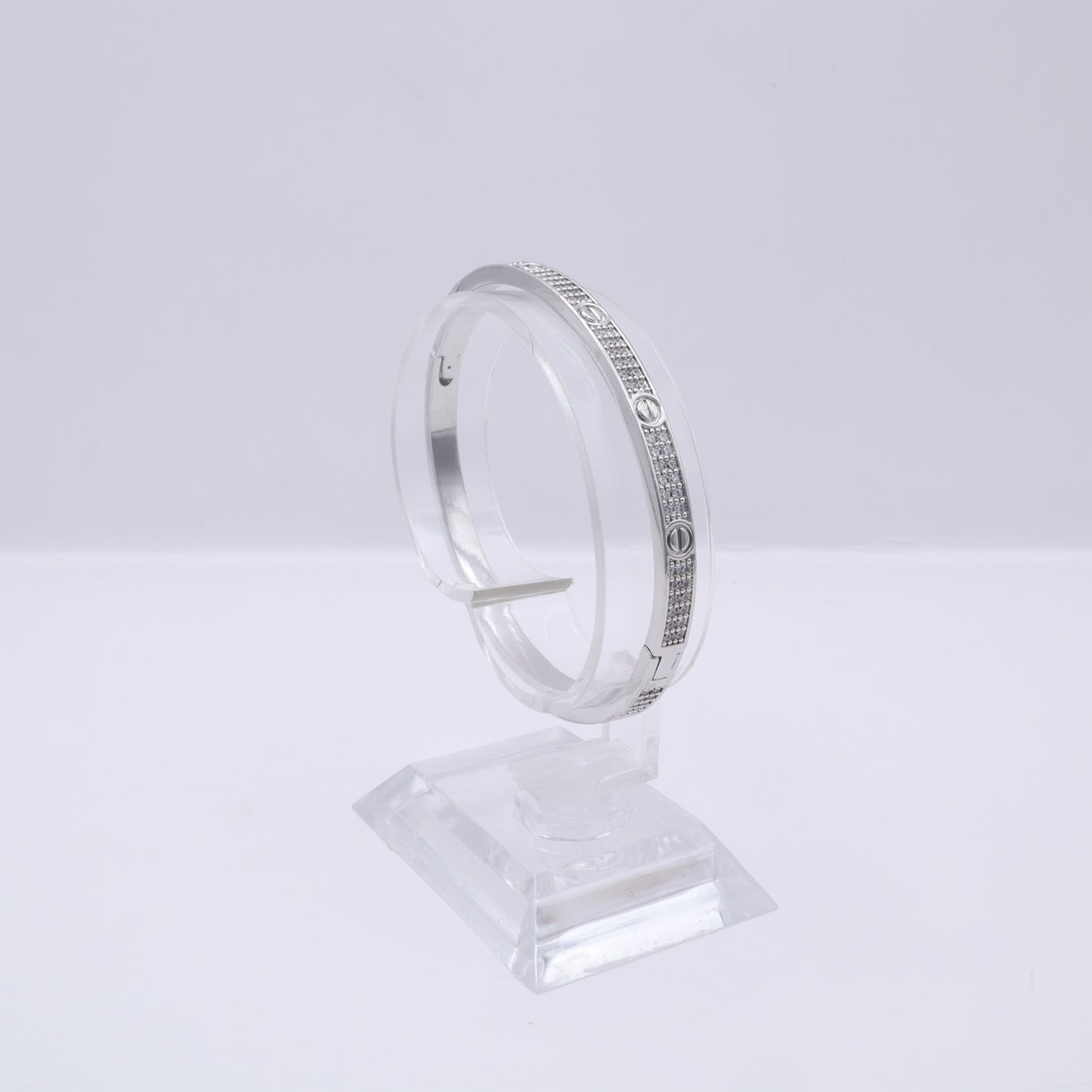 BRAZALETE CARTIER PLATEADO 19CM 4MM