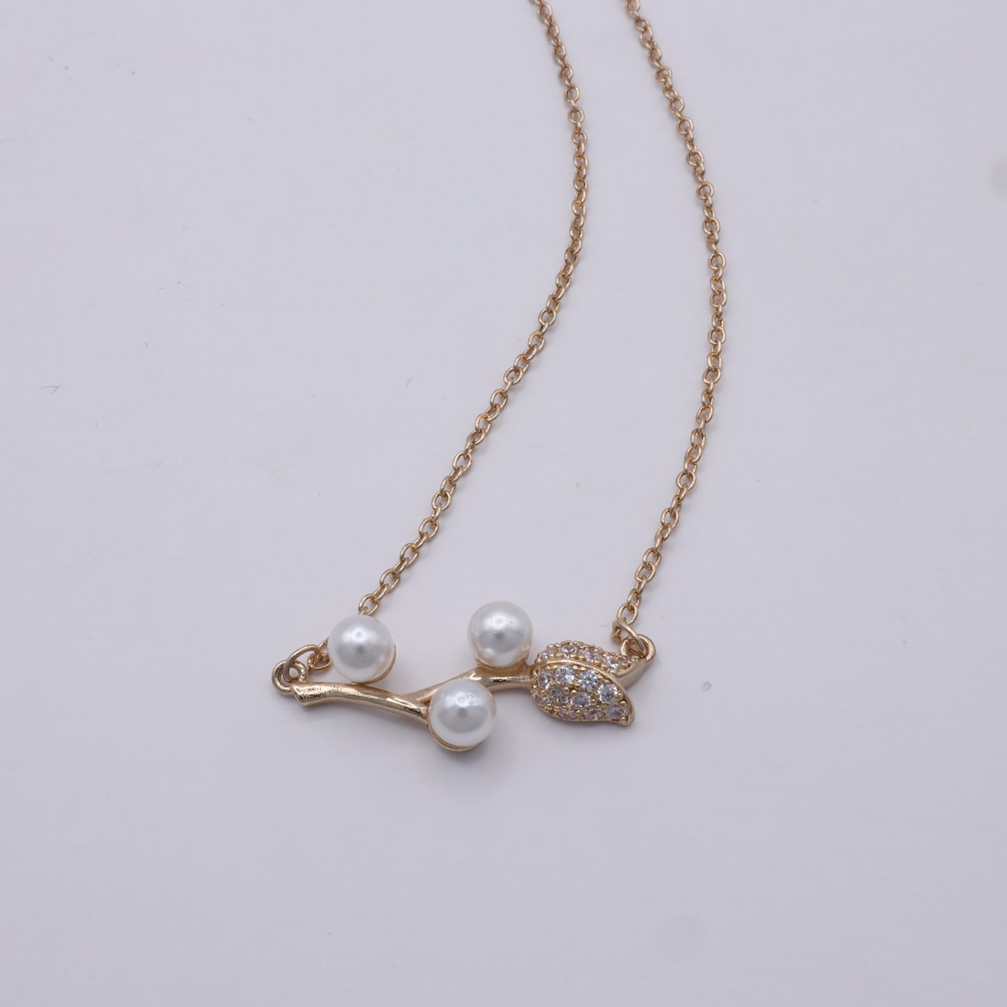 COLLAR CON ROSA 45CM