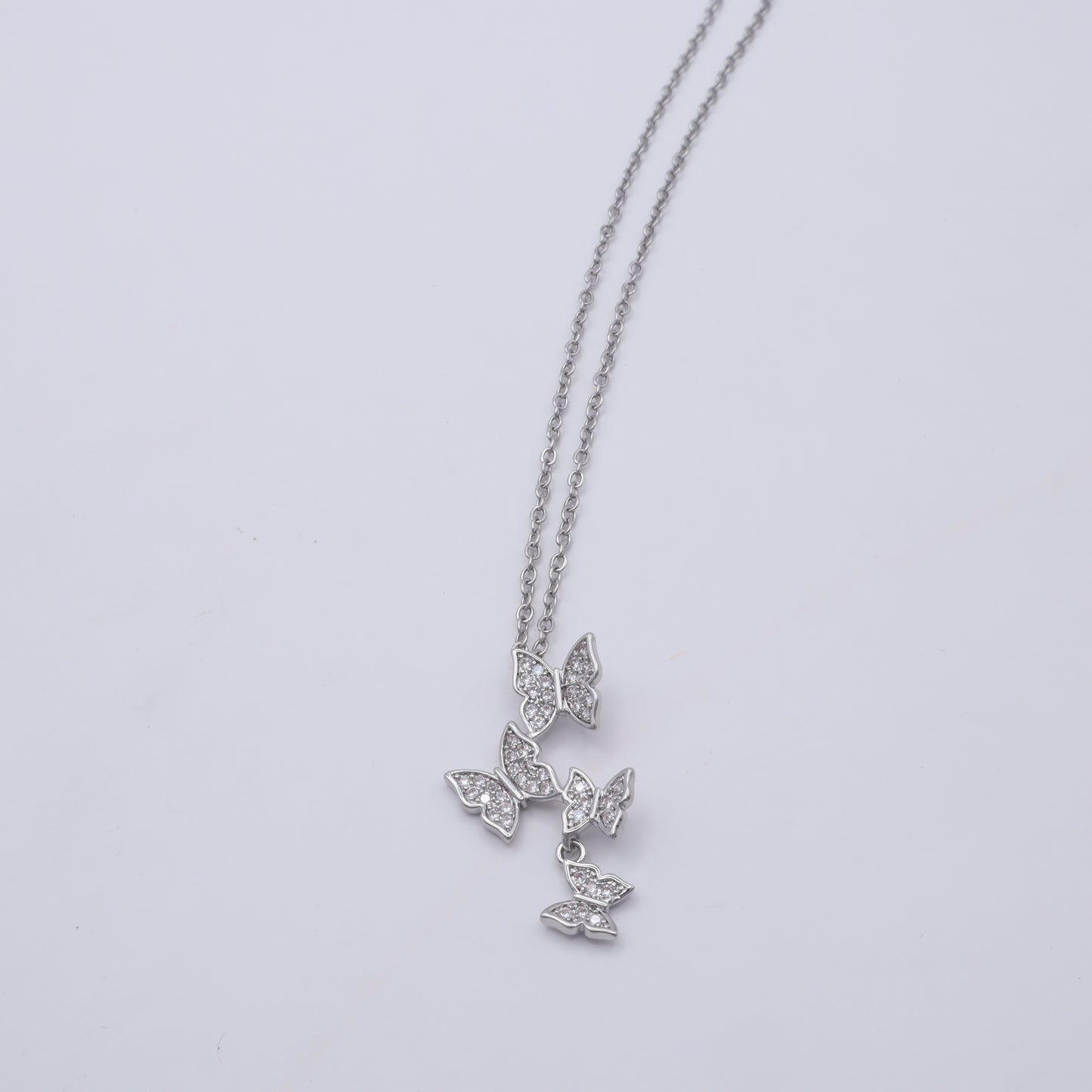 COLLAR MARIPOSAS CASCADA 45CM