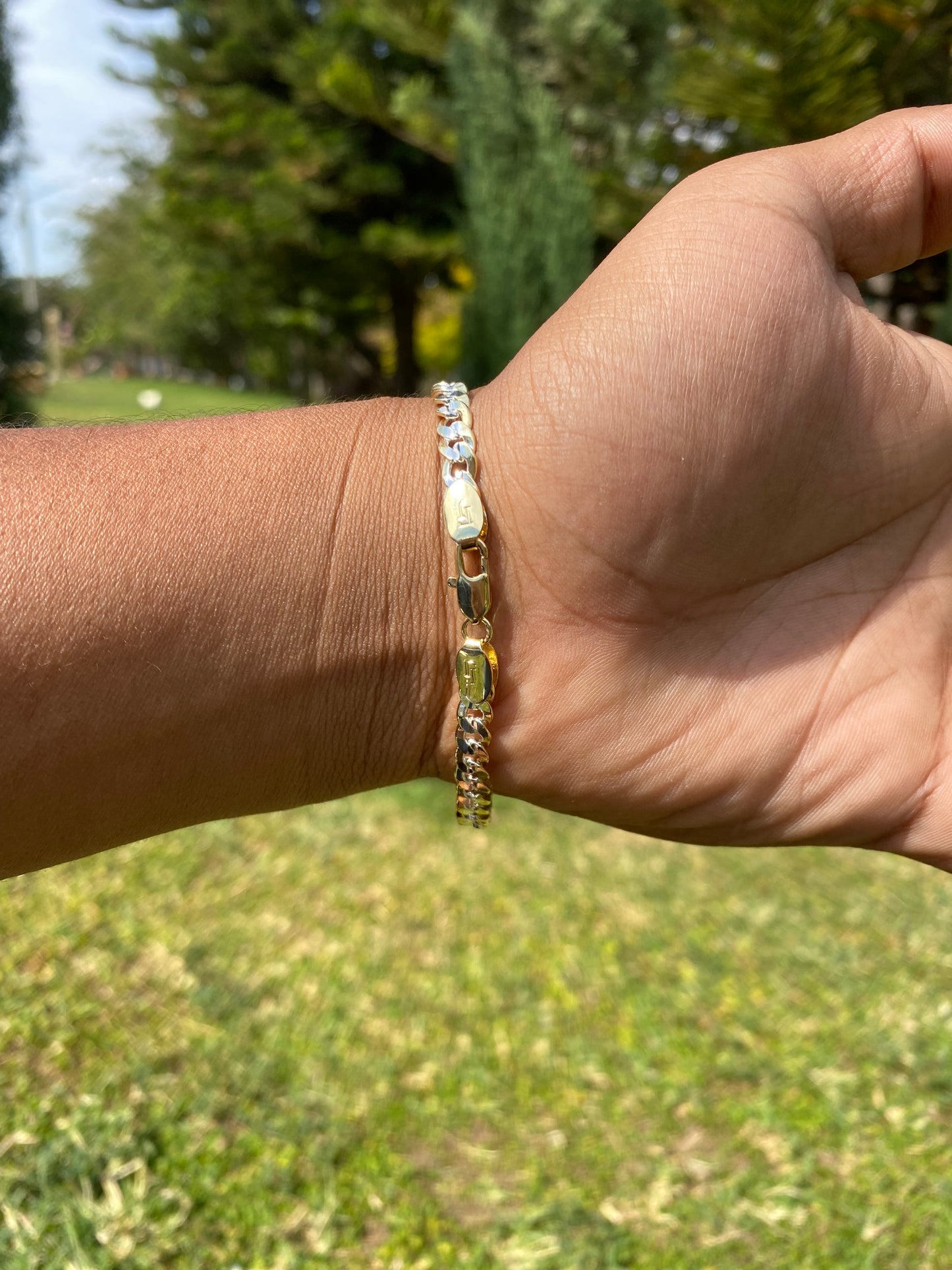 BARBADA CURB BITONO 21CM 5MM